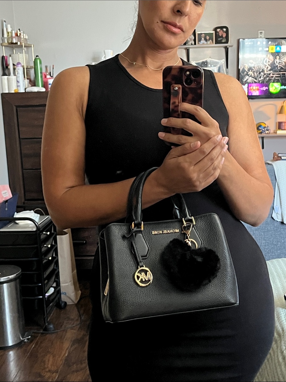 Mini Michael Kors Black Tote